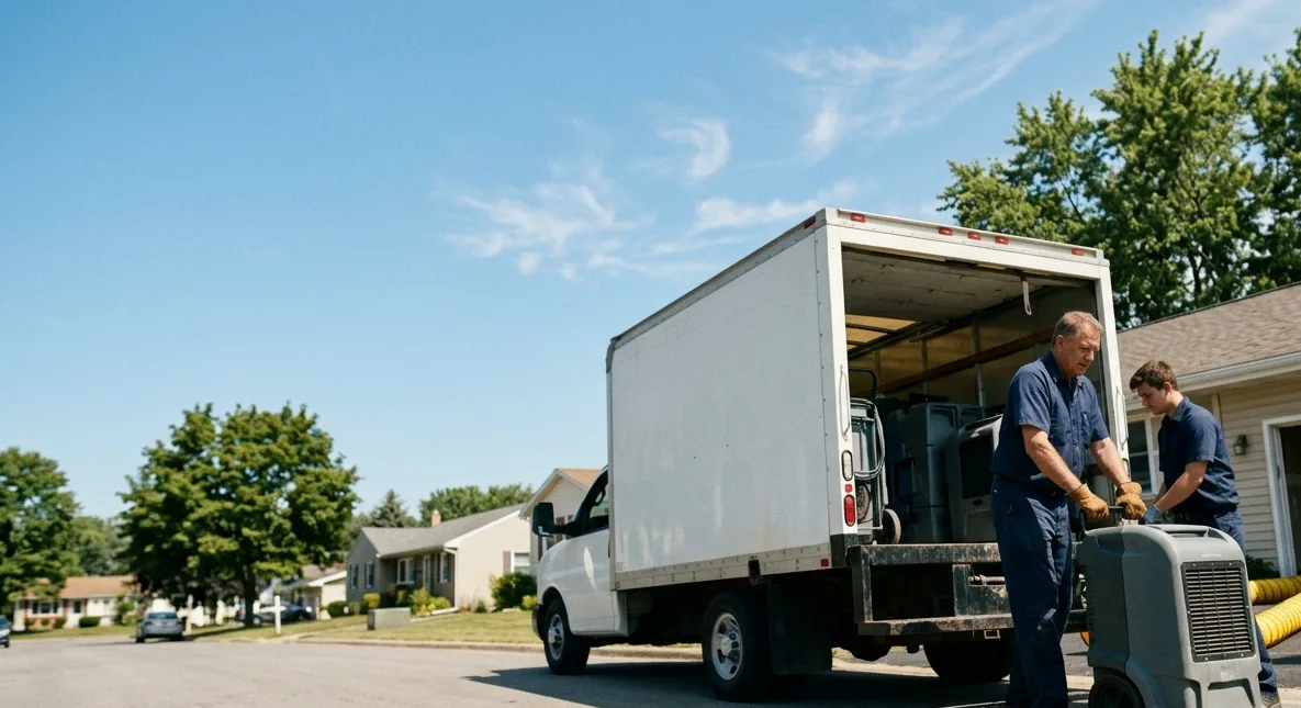 Water Damage Cleanup in Amboy, IL near me